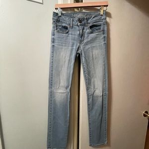 American Eagle Straight Leg Super Stretch Jeans